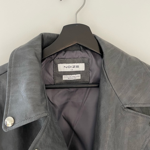 NOIZE faux leather jacket US L - Picture 2 of 3